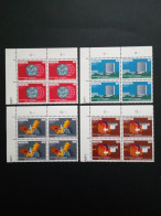 SCHWEIZ OMPI MI-NR. 1-4 POSTFRISCH(MINT) 4er BLOCK GEISTIGES EIGENTUM 1982 - Nuevos