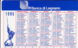 Calendarietto - Banca Di Legnano - Anno 1995 - Petit Format : 1991-00