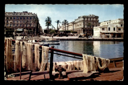 ALGERIE - BONE - ENTREE DU COURS BERTAGNA ET LE PORT - Annaba (Bône)