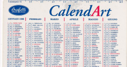 Calendarietto - Buffetti - Calendart - Anno 1995 - Petit Format : 1991-00