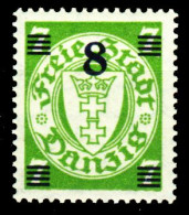 DANZIG 1934 Nr 241 Postfrisch X3993F2 - Neufs