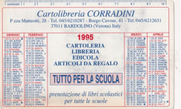 Calendarietto - Cartolibreria Corradini - Bardolino - Verona - Anno 1995 - Petit Format : 1991-00