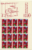 LIECHTENSTEIN BLOCK KLEINBOGEN Nr 414I BO2B ** X7A6BC6 - Blocs & Feuillets