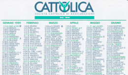 Calendarietto - Cattolica Assicurazione - Verona - Anno 1995 - Small : 1991-00