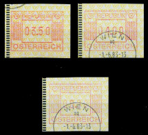 ÖSTERREICH AUTOMATENMARKEN Nr ATM 1-3.5S-ATM 1- X6DA962 - Machine Labels [ATM]