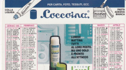 Calendarietto - Coccoino - Stick Lakol - Anno 1995 - Petit Format : 1991-00