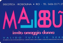 Calendarietto - Discoteca - Malibu - Rovigo - Anno 1995 - Small : 1991-00