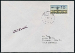 BERLIN ATM 1-050 DRUCKSACHE EF FDC X7E4666 - Lettres & Documents
