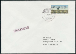 BERLIN ATM 1-050 DRUCKSACHE EF FDC X7E462A - Cartas & Documentos