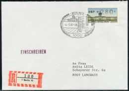 BERLIN ATM 1-280 BRIEF EINSCHREIBEN FDC X7E4696 - Briefe U. Dokumente