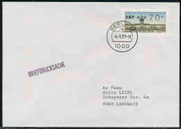 BERLIN ATM 1-070 BRIEFDRUCKSACHE EF FDC X7E46D2 - Lettres & Documents