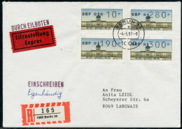 BERLIN ATM Nr VS1-10-300 EST BRIEF FDC X7E470A - Cartas & Documentos