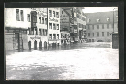 AK Nürnberg, Hochwasser-Katastrophe Am 5. Februar 1909 - Obstmarkt  - Overstromingen