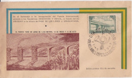 Argentina - 1959 - FDC - Argentina Brazil International Bridge - Caja 30 - FDC