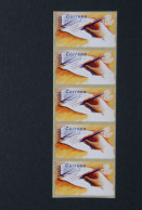 ESPAÑA.AÑO 1995./TIRA DE 5 ETIQUETA POSTALES NUEVAS Y LIMPIAS ( Atms). - Machine Labels [ATM]