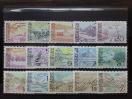 LIECHTENSTEIN 1972 - Vedute - Serie Completa - Nuovi ** - Facciale Frs Sv 11,45 (sottofacciale) + Spese Postali - Unused Stamps
