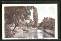 CPA Ligny-le-Chatel, Le Bief, Vue Prise De La Scierie  - Ligny Le Chatel