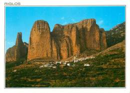 ESPAGNE RIGLOS PIRINEO ARAGONES MALLOS Y PUEBLO (scan Recto-verso) KEVREN00309 - Andere & Zonder Classificatie