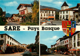 PYRENEES ATLANTIQUES  SARE MAISONS BASQUES LA PLACE  (scan Recto-verso) KEVREN0341 - Sare