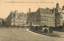 Saint Georges Sur Loire, Château De Serrant, Façade Ouest (scan Recto-verso) KEVREN0325 - Saint Georges Sur Loire