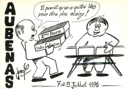 ARDECHE AUBENAS BOURSE AUX COLLECTIONS DESSIN 7 ET 8 JUILLET 1990  (scan Recto-verso) KEVREN0355 - Aubenas