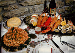 PHOTO CREVETTES ROSES ET PLATEAU DE FRUITS DE MER  (scan Recto-verso) KEVREN00349 - Recettes (cuisine)