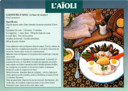RECETTE CUISINE GARNITURE D AIOLI   (scan Recto-verso) KEVREN00349 - Recettes (cuisine)