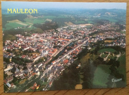 CP MAULEON 64 Vue Générale Par Avion Pays Basque, La Soule - Mauleon Licharre