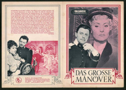 Filmprogramm PFI Nr. 95 /56, Das Grosse Manöver, Michèle Morgan, Gérard Philipe, Regie: René Clair  - Magazines