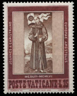 VATIKAN 1956 Nr 261 Postfrisch X40475A - Unused Stamps
