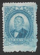 SD)1879 MEXICO BENITO JUAREZ 10C SCT 126A, MINT - Messico