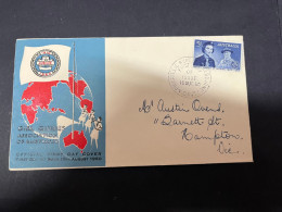 10-4-2024 (1 Z 32) FDC - 1960 - The Girl Guides 50th Anniversary FDC Special Cover - Papua New Guinea