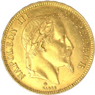 Second-Empire-100 Francs Napoléon III Tête Laurée 1869 Strasbourg - 100 Francs-or