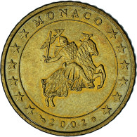Monaco, Rainier III, 50 Euro Cent, 2002, Paris, SUP, Laiton, Gadoury:MC177 - Mónaco