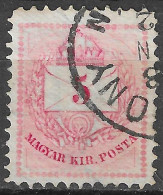 ERROR HONGRIE - HUNGARY - UNGARN / 1881 Typo. Perf. 11 1/2 WMK 132 Plate Failure, Missing Print - Variedades Y Curiosidades