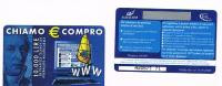 ITALIA - ALBACOM (REMOTE )  - CHIAMO € COMPRO: ALESSANDRO VOLTA LIRE 10.000  EXP. 5.02 - NUOVA (MINT)-  RIF. 1360 - GSM-Kaarten, Aanvulling & Voorafbetaald
