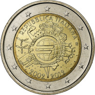 Italie, 2 Euro, Eurocoinage, 10th Anniversary, 2012, Rome, SPL+, Bimétallique - Italien