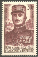 340 France Yv 1064 Marechal Esperey 1942 Guerre War WWII MNH ** Neuf SC (1064-1b) - WW2