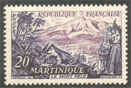 340 France Yv 1041 Mont Pelé Costumes Martinique Musique Music Tambour Drum MNH ** Neuf SC (1041-1b) - Music