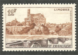 340 France Yv 1019 Limoges Pont Bridge Brucke Ponte MNH ** Neuf SC (1019-1c) - Ponti