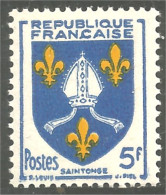 340 France Yv 1005 Armoiries 1954 Coat Arms Saintonge MNH ** Neuf SC (1005-3) - Briefmarken