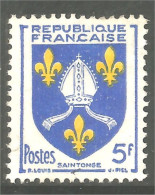 340 France Yv 1005 Armoiries 1954 Coat Arms Saintonge MNH ** Neuf SC (1005-1b) - Stamps