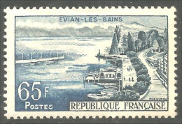 341 France Yv 1131 Evian Lac Lake Bateau Ship Schiff Barco MNH ** Neuf SC (1131-1d) - Andere & Zonder Classificatie