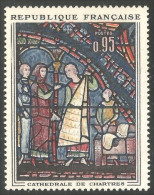 343 France Yv 1399 Cathédrale Chartres Cathedral MNH ** Neuf SC (1399-1) - Iglesias Y Catedrales