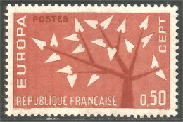 343 France Yv 1359 Europa 1962 50c MNH ** Neuf SC (1359-1b) - 1962