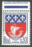 343 France Yv 1354B Paris Armoiries Blason Coat Arms Bateau Ship Schiff MNH ** Neuf SC (1354B-1b) - Francobolli