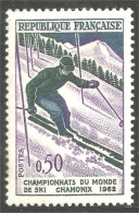 343 France Yv 1327 Championnat Monde Ski Chamonix Slalom MNH ** Neuf SC (1327-1b) - Skiing