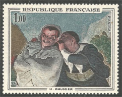 344 France Yv 1494 Tableau Daumier Painting MNH ** Neuf SC (1494-1b) - Sonstige & Ohne Zuordnung