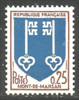 344 France Yv 1469 Armoiries Mont De Marsan Coat Of Arms Clés Keys MNH ** Neuf SC (1469-1c) - Other & Unclassified