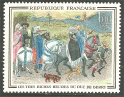 344 France Yv 1457 Miniature Heures Duc De Berry Limbourg MNH ** Neuf SC (1457-1b) - Sonstige & Ohne Zuordnung